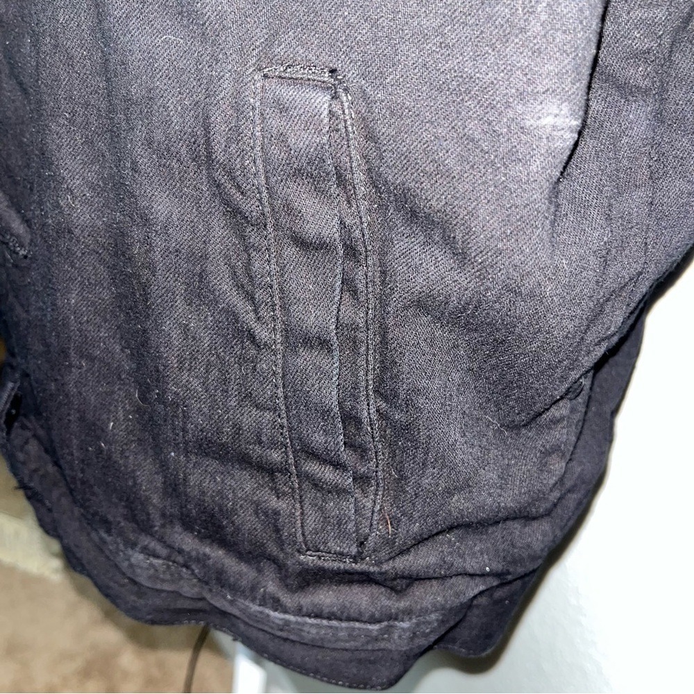 X RAY Jeans Men's Jacket - JET BLACK - MEN'S Medium. Fleece Lined. - Picture 6 of 14
